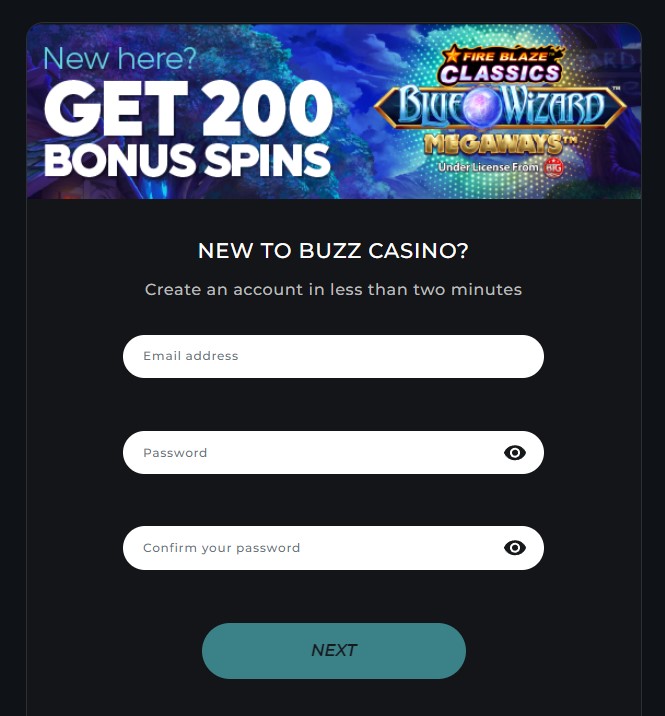 Buzz Casino Welcome Bonus